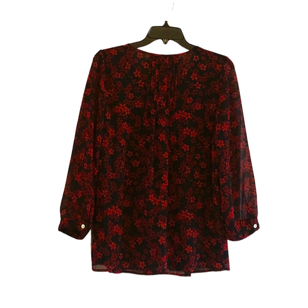 Tommy Hilfiger Floral Blouse Sz M - Picture 3 of 6